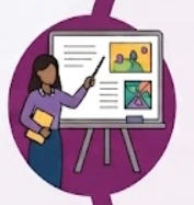 image of a person presenting